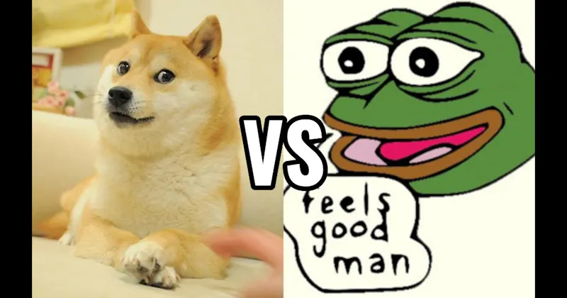 Doge vs. Pepe the Frog