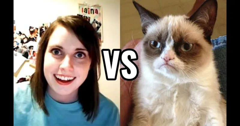 Grumpy Cat vs. Overly Attached Girlfriend