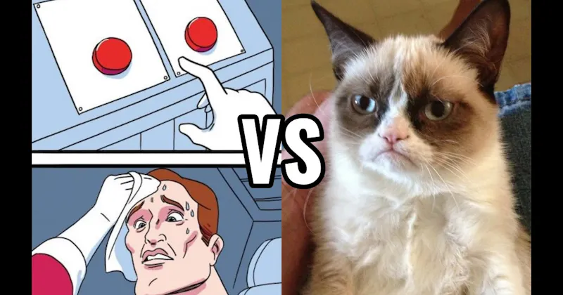 Grumpy Cat vs. Two Buttons