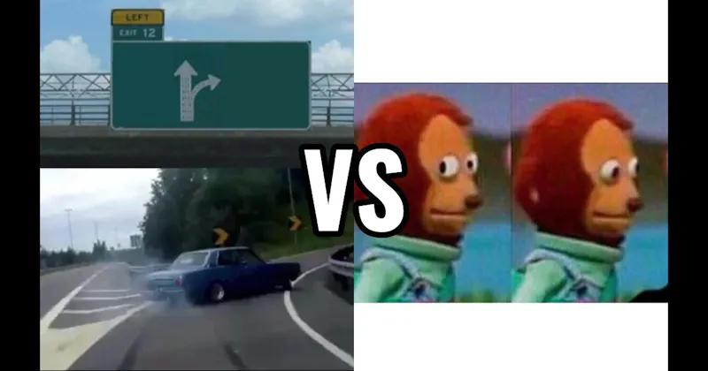Left Exit 12 Off Ramp vs. Monkey Puppet