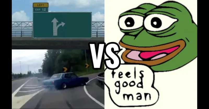Left Exit 12 Off Ramp vs. Pepe the Frog