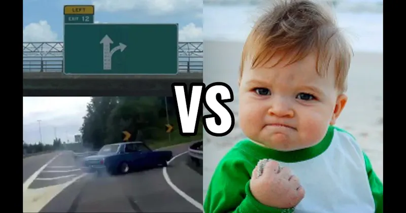 Left Exit 12 Off Ramp vs. Success Kid