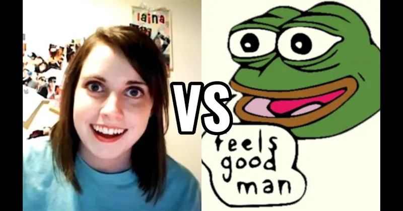 Overly Attached Girlfriend vs. Pepe the Frog