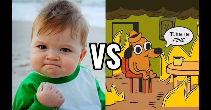 Success Kid vs. This is Fine Dog