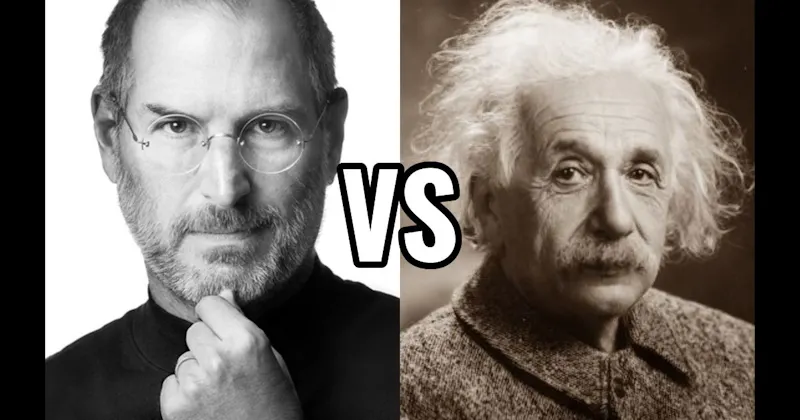 Albert Einstein vs. Steve Jobs