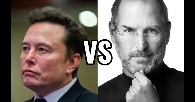 Elon Musk vs. Steve Jobs