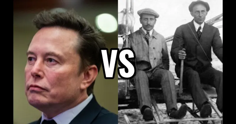 Elon Musk vs. Wright Brothers