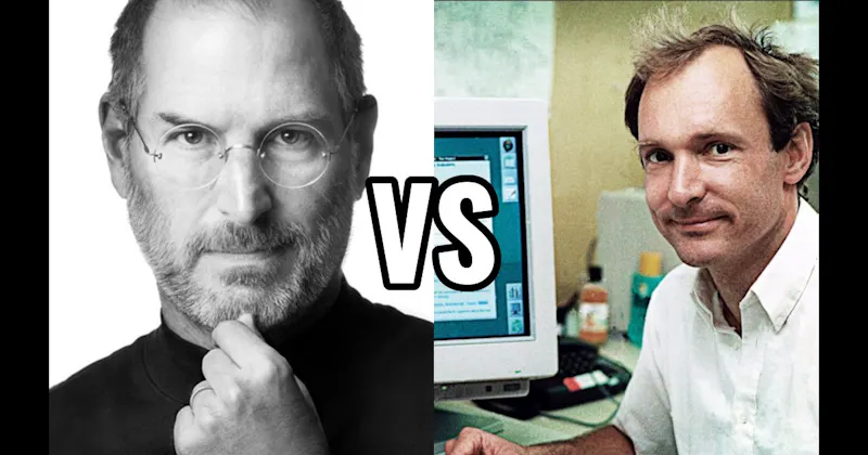 Steve Jobs vs. Tim Berners-Lee