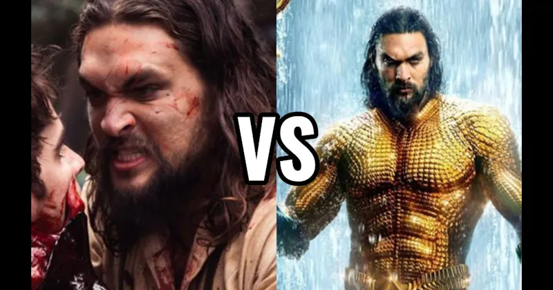Aquaman in Aquaman vs. Declan Harp in Frontier