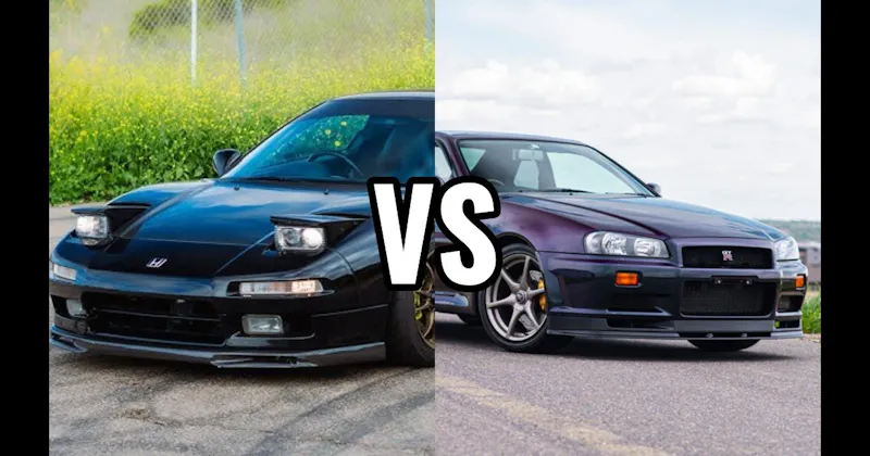 Honda NSX (First Gen) vs. Nissan Skyline GT-R R34