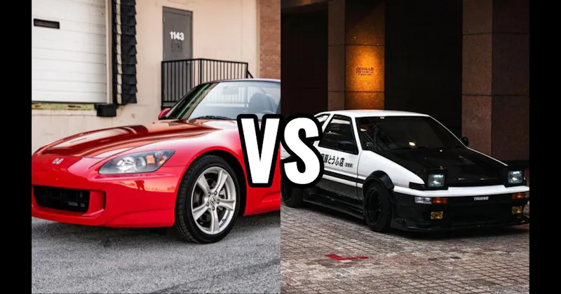 Honda S2000 vs. Toyota AE86