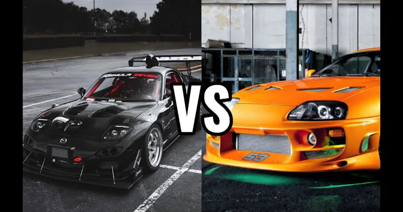 Mazda RX-7 FD vs. Toyota Supra MK4