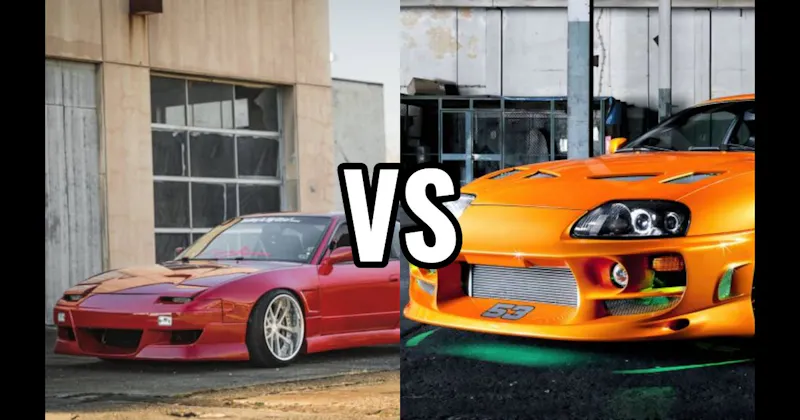 Nissan 240SX vs. Toyota Supra MK4