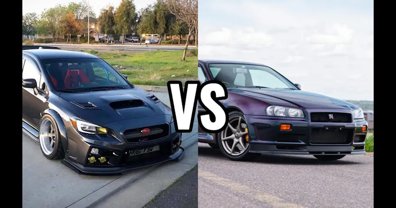 Nissan Skyline GT-R R34 vs. Subaru Impreza WRX
