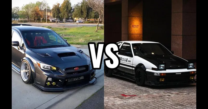Subaru Impreza WRX vs. Toyota AE86