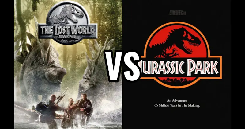 Jurassic Park (1993) vs. The Lost World: Jurassic Park (1997)