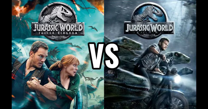 Jurassic World (2015) vs. Jurassic World: Fallen Kingdom (2018)