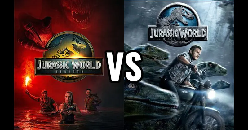 Jurassic World (2015) vs. Jurassic World: Rebirth