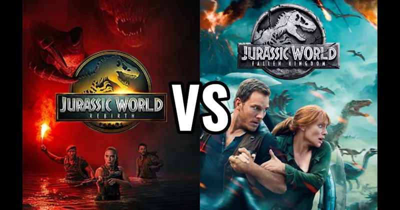 Jurassic World: Fallen Kingdom (2018) vs. Jurassic World: Rebirth