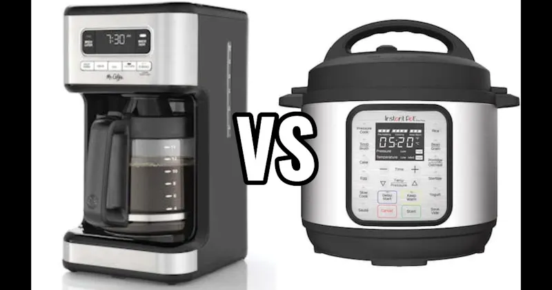 Coffee Maker (Drip) vs. Instant Pot
