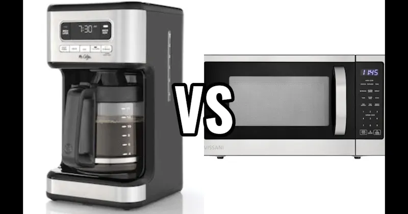 Coffee Maker (Drip) vs. Microwave