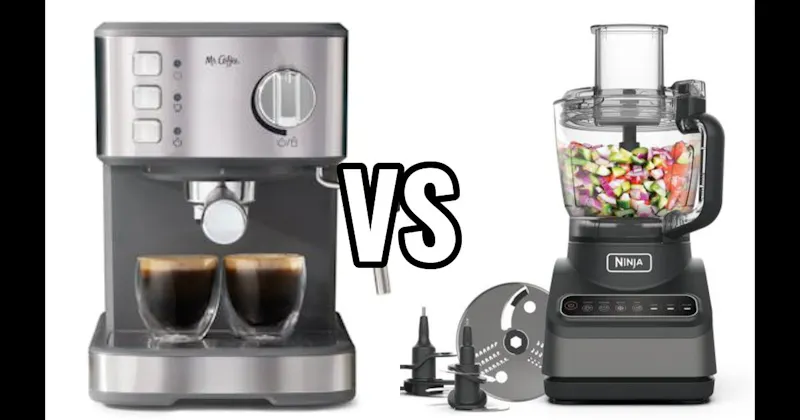 Espresso Machine vs. Food Processor