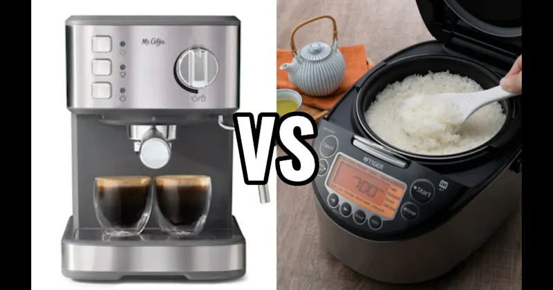 Espresso Machine vs. Rice Cooker