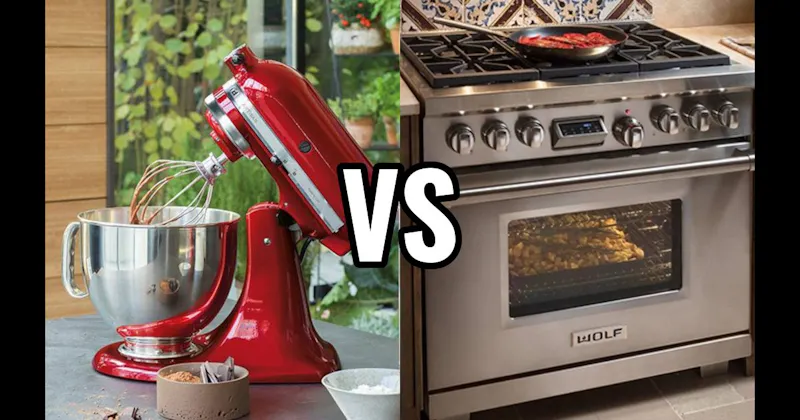 Gas Range vs. Stand Mixer