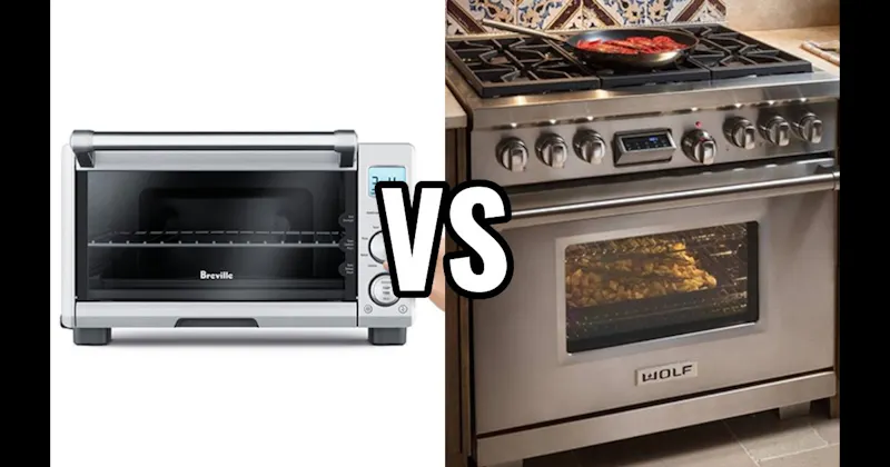 Gas Range vs. Toaster Oven