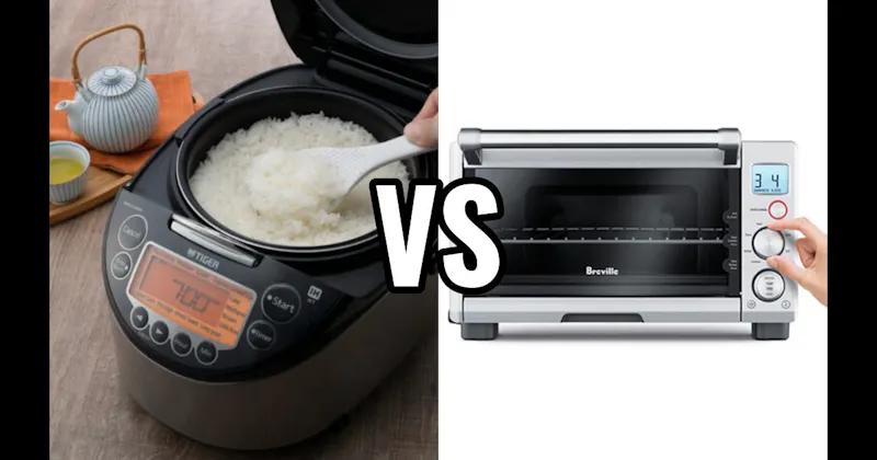 Rice Cooker vs. Toaster Oven