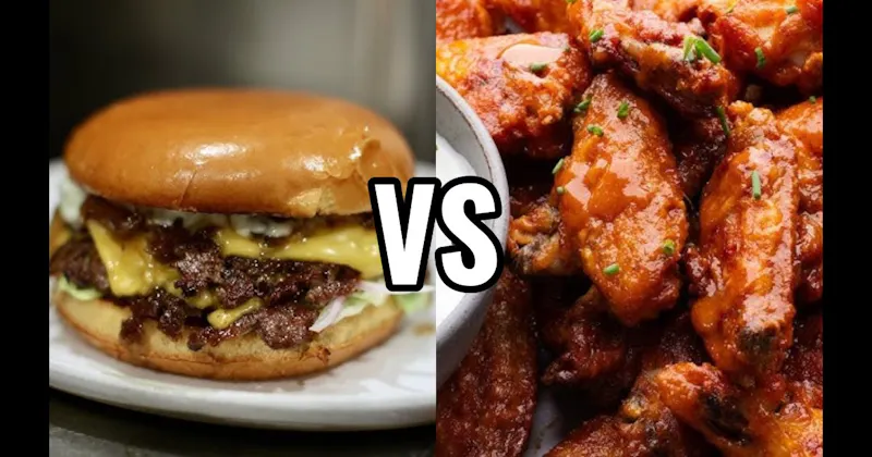 Burgers vs. Chicken Wings