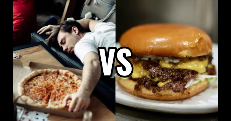 Burgers vs. Pizza