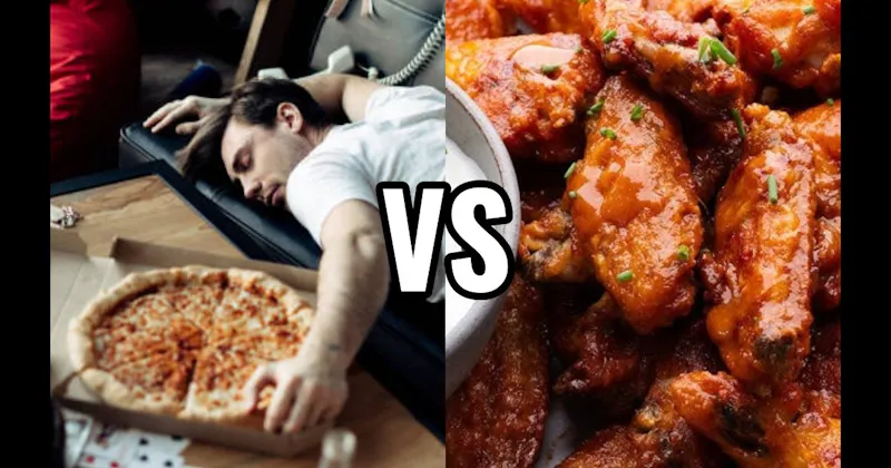 Chicken Wings vs. Pizza