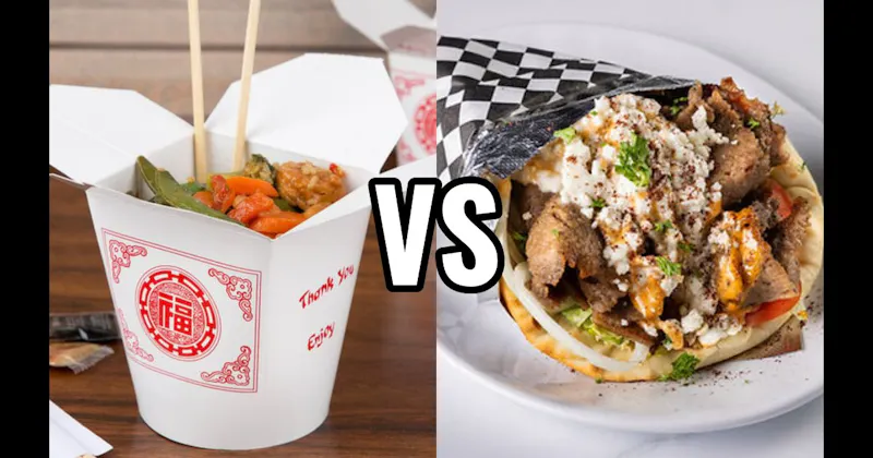 Chinese Food vs. Gyro