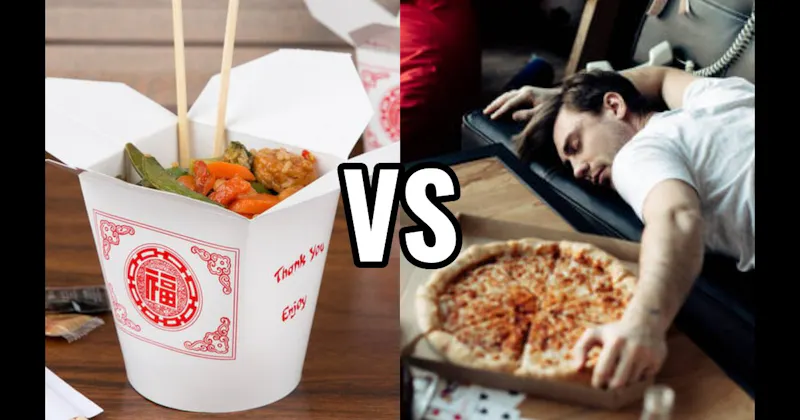 Chinese Food vs. Pizza