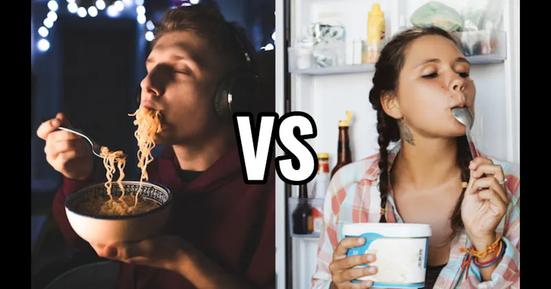 Ice Cream (the pint) vs. Instant Ramen