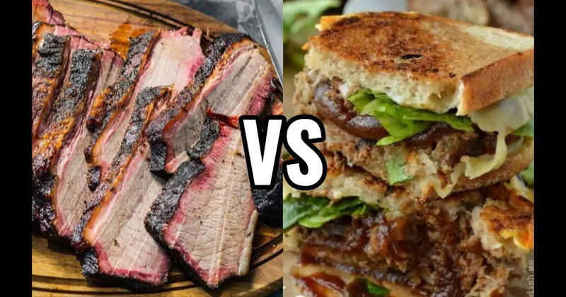 Brisket vs. Meatloaf Sandwich