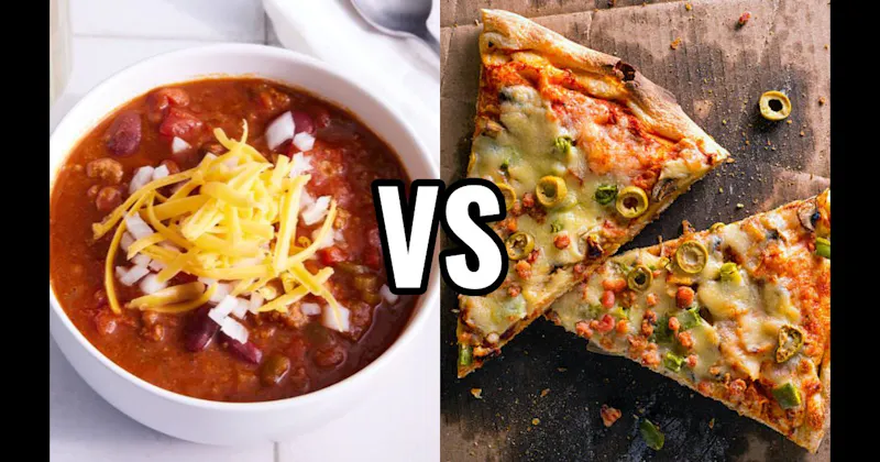 Chili vs. Cold Pizza