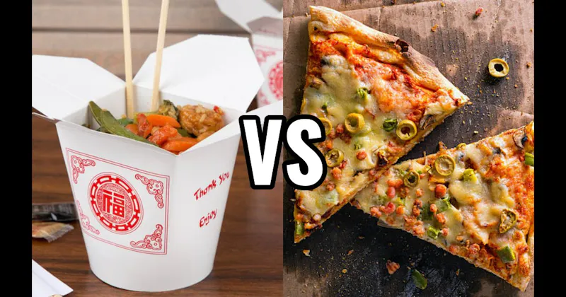 Chinese Food vs. Cold Pizza