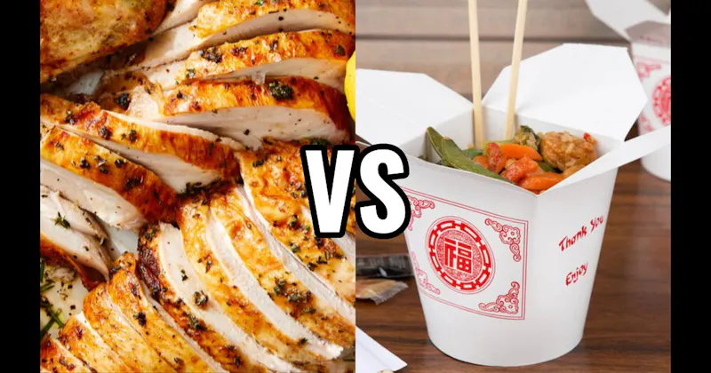 Chinese Food vs. Thanksgiving Turkey 
