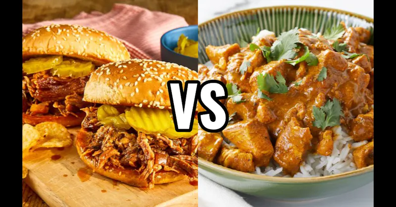 Curry (Indian or Thai) vs. Pulled Pork