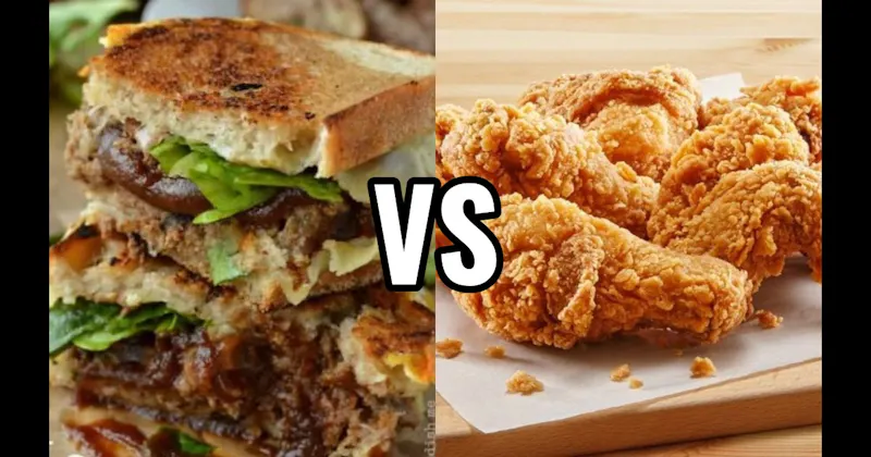 Fried Chicken vs. Meatloaf Sandwich