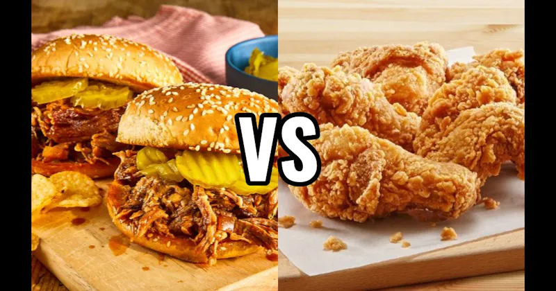 Fried Chicken vs. Pulled Pork