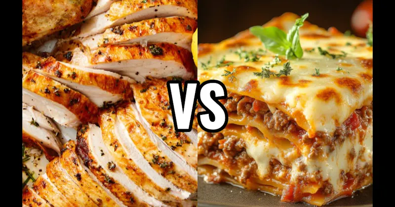Lasagna vs. Thanksgiving Turkey 