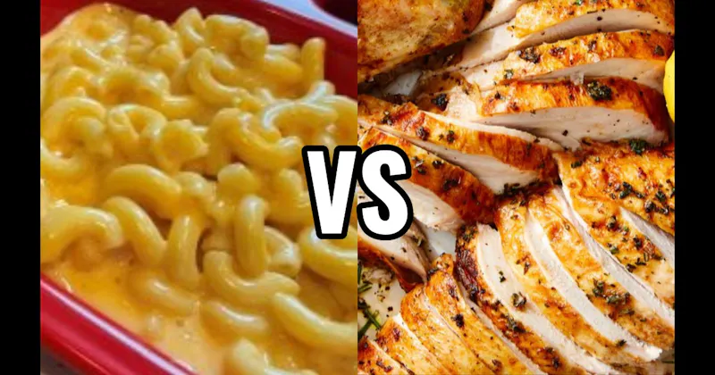 Mac & Cheese vs. Thanksgiving Turkey 