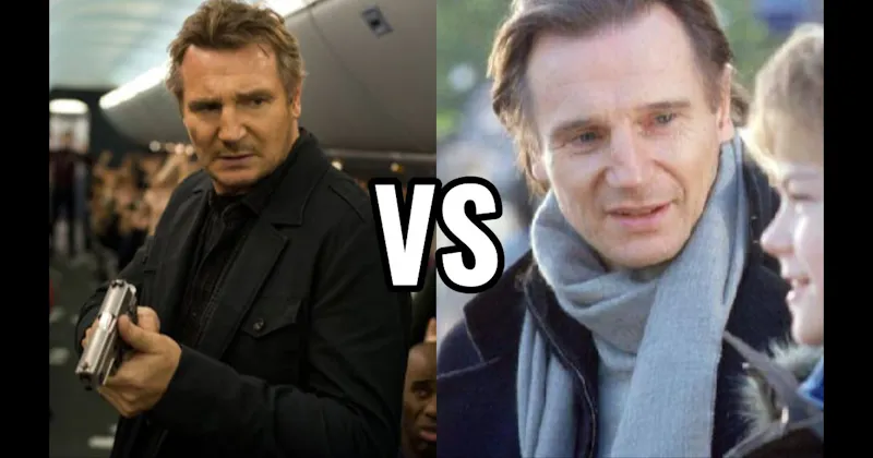 Bill Marks in Non-Stop vs. Daniel in Love Actually