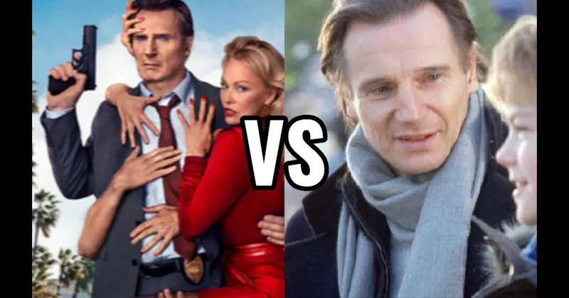Daniel in Love Actually vs. Frank Drebin Jr. in The Naked Gun 2025