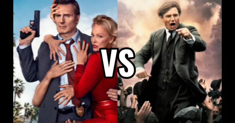 Frank Drebin Jr. in The Naked Gun 2025 vs. Michael Collins in Michael Collins