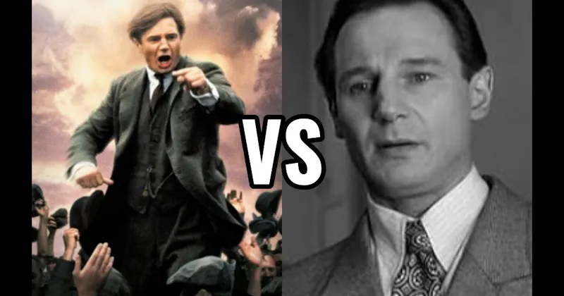 Michael Collins in Michael Collins vs. Oskar Schindler in Schindler's List