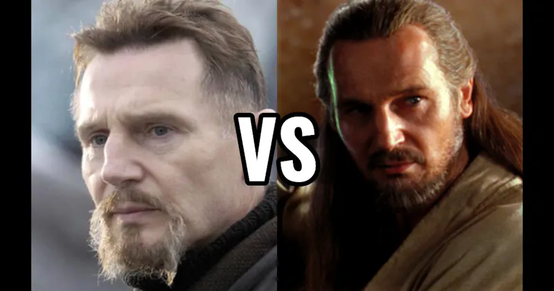 Qui-Gon Jinn in Star Wars: Episode I – The Phantom Menace vs. Ra's al Ghul in Batman Begins